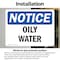 Signmission Oily Water, 5 in W x Rectangle, Vinyl Decal OS-2PACK-NS-D-35-L-16973 - alternate 4